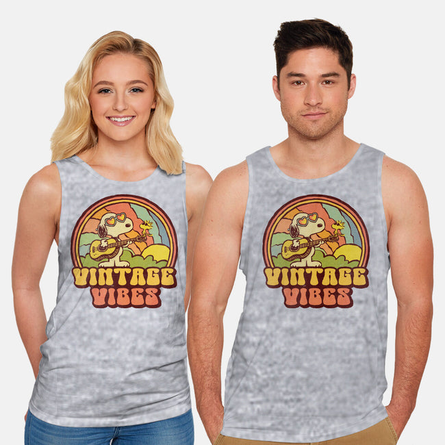 Vintage Beagle-Unisex-Basic-Tank-kg07