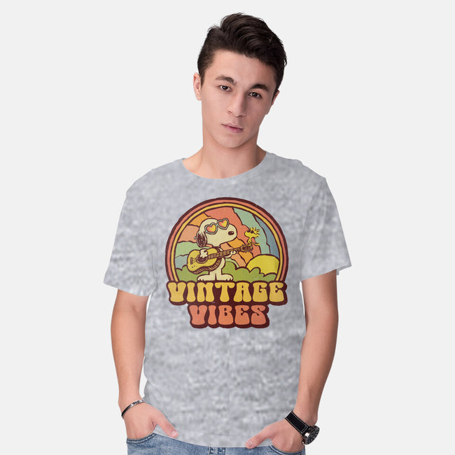 Vintage Beagle-Mens-Basic-Tee-kg07