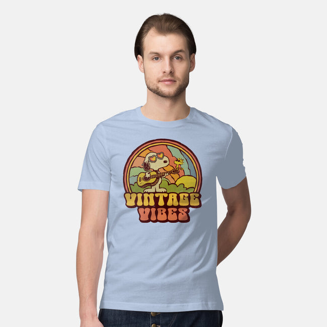 Vintage Beagle-Mens-Premium-Tee-kg07