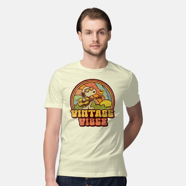 Vintage Beagle-Mens-Premium-Tee-kg07