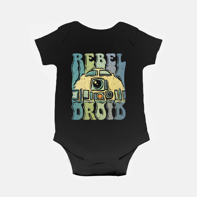 Vintage Droid-Baby-Basic-Onesie-kg07