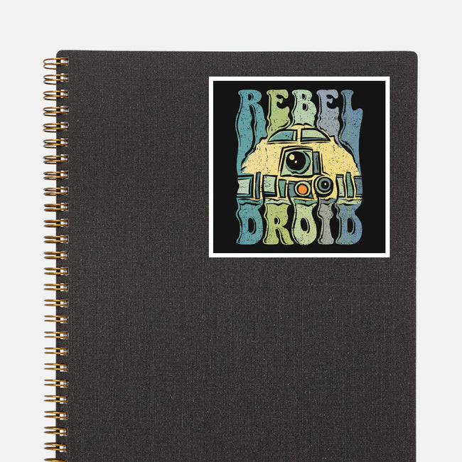 Vintage Droid-None-Glossy-Sticker-kg07