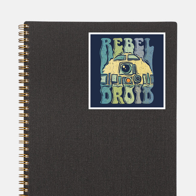 Vintage Droid-None-Glossy-Sticker-kg07