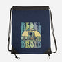 Vintage Droid-None-Drawstring-Bag-kg07