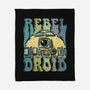 Vintage Droid-None-Fleece-Blanket-kg07