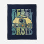 Vintage Droid-None-Fleece-Blanket-kg07