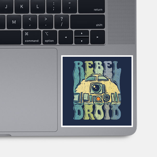 Vintage Droid-None-Glossy-Sticker-kg07