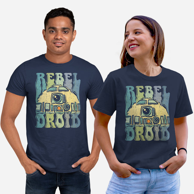 Vintage Droid-Unisex-Basic-Tee-kg07