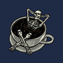 Coffee And Chill Vibes-Womens-V-Neck-Tee-momma_gorilla