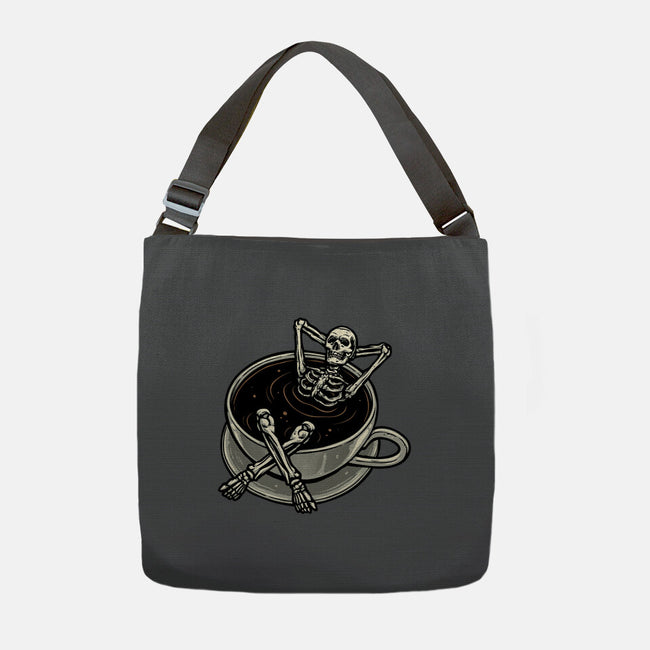 Coffee And Chill Vibes-None-Adjustable Tote-Bag-momma_gorilla