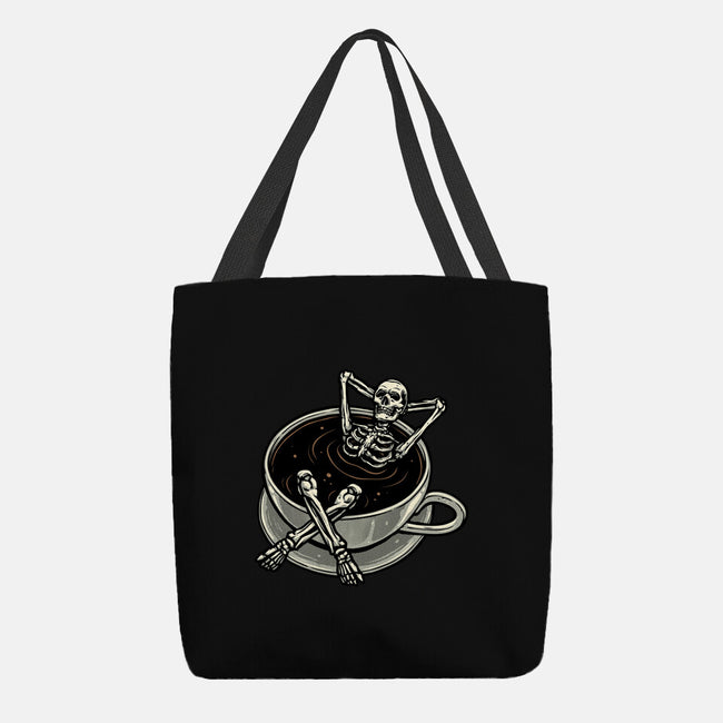 Coffee And Chill Vibes-None-Basic Tote-Bag-momma_gorilla
