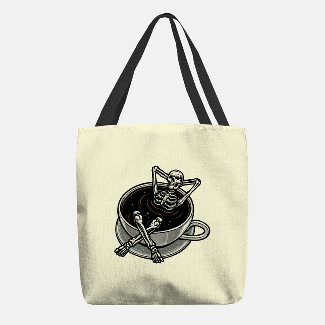 Coffee And Chill Vibes-None-Basic Tote-Bag-momma_gorilla