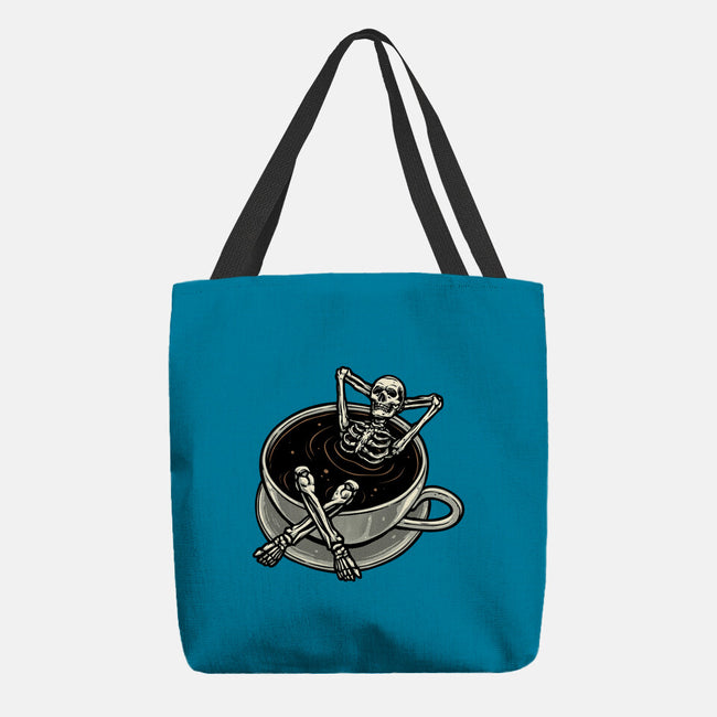 Coffee And Chill Vibes-None-Basic Tote-Bag-momma_gorilla