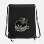 Coffee And Chill Vibes-None-Drawstring-Bag-momma_gorilla