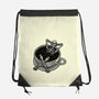 Coffee And Chill Vibes-None-Drawstring-Bag-momma_gorilla