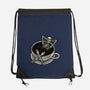 Coffee And Chill Vibes-None-Drawstring-Bag-momma_gorilla