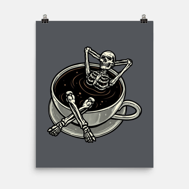 Coffee And Chill Vibes-None-Matte-Poster-momma_gorilla