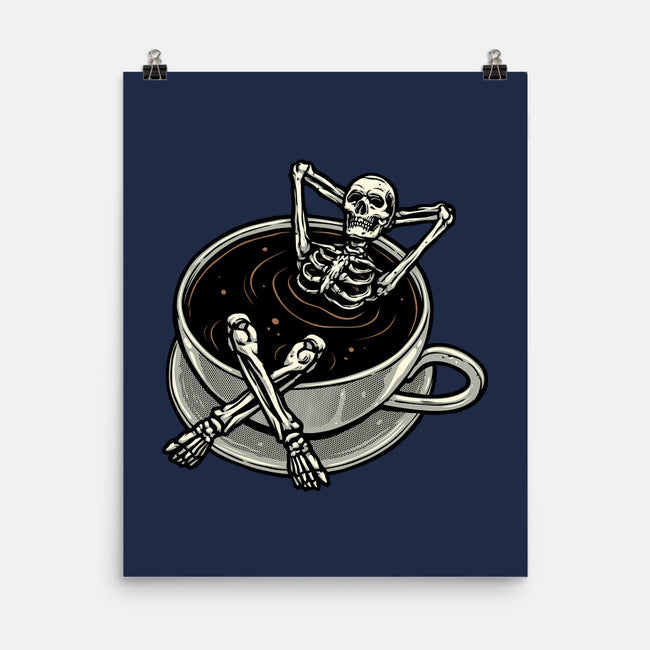 Coffee And Chill Vibes-None-Matte-Poster-momma_gorilla