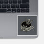 Coffee And Chill Vibes-None-Glossy-Sticker-momma_gorilla