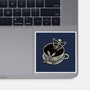 Coffee And Chill Vibes-None-Glossy-Sticker-momma_gorilla