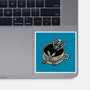 Coffee And Chill Vibes-None-Glossy-Sticker-momma_gorilla