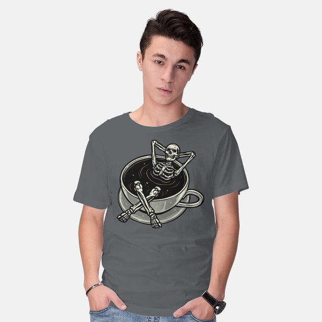 Coffee And Chill Vibes-Mens-Basic-Tee-momma_gorilla