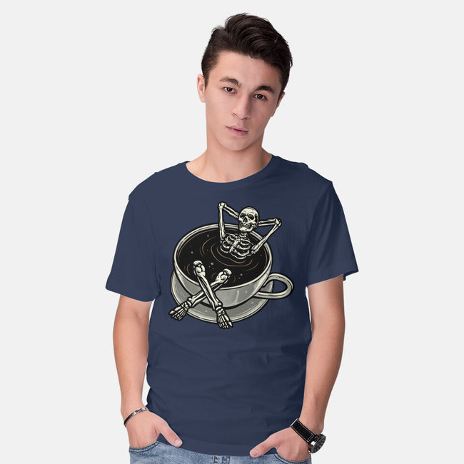 Coffee And Chill Vibes-Mens-Basic-Tee-momma_gorilla