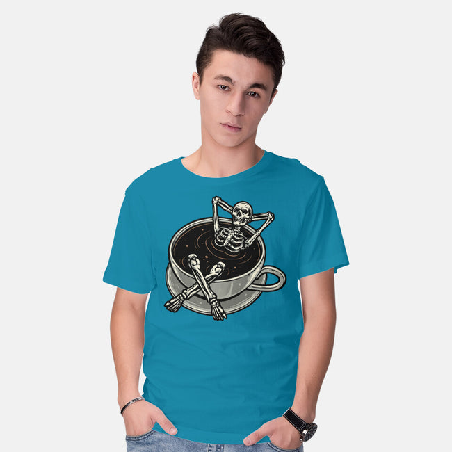 Coffee And Chill Vibes-Mens-Basic-Tee-momma_gorilla