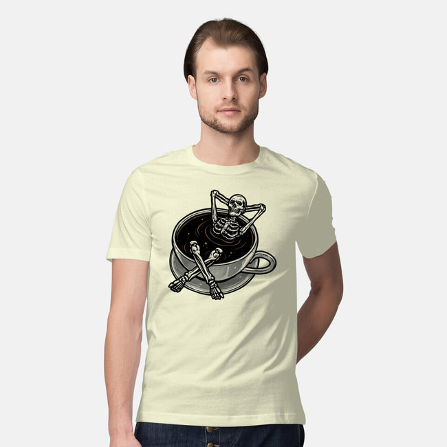 Coffee And Chill Vibes-Mens-Premium-Tee-momma_gorilla