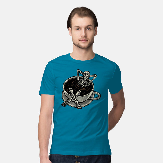Coffee And Chill Vibes-Mens-Premium-Tee-momma_gorilla