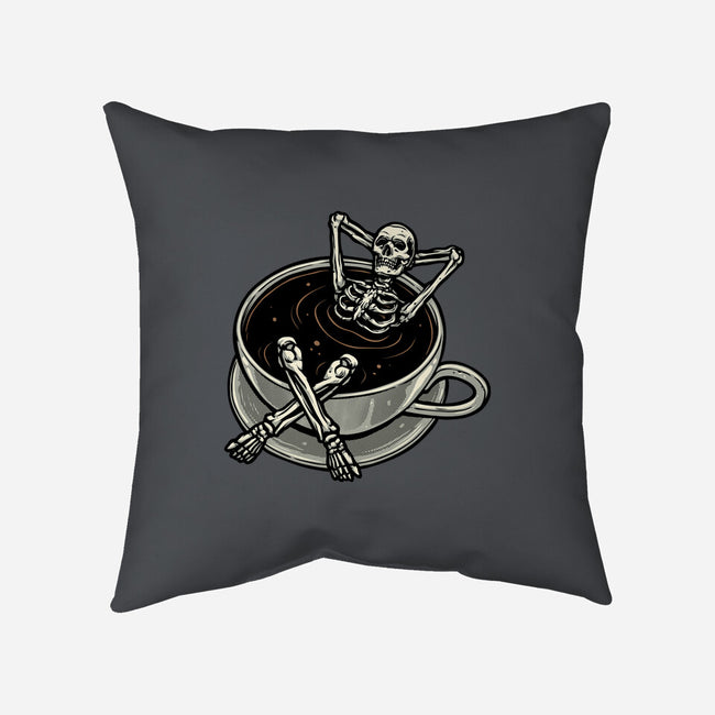Coffee And Chill Vibes-None-Removable Cover w Insert-Throw Pillow-momma_gorilla