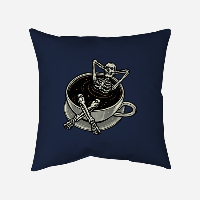 Coffee And Chill Vibes-None-Removable Cover w Insert-Throw Pillow-momma_gorilla