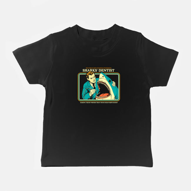 Sharks Dentist-Baby-Basic-Tee-Eoli Studio