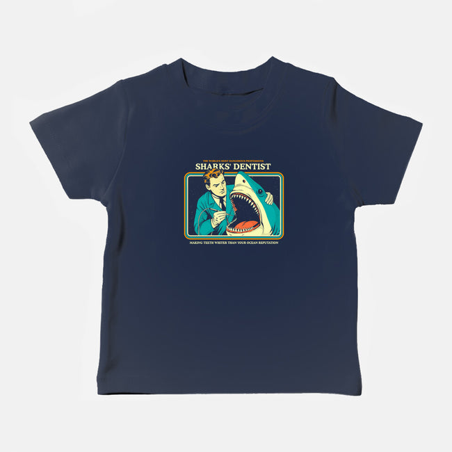 Sharks Dentist-Baby-Basic-Tee-Eoli Studio