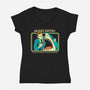 Sharks Dentist-Womens-V-Neck-Tee-Eoli Studio