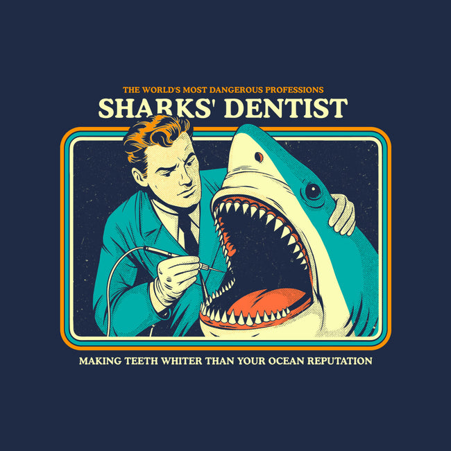 Sharks Dentist-Womens-V-Neck-Tee-Eoli Studio