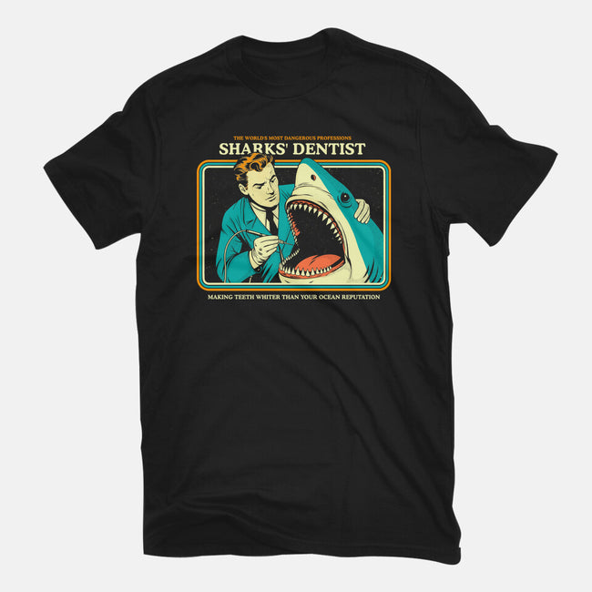 Sharks Dentist-Mens-Heavyweight-Tee-Eoli Studio