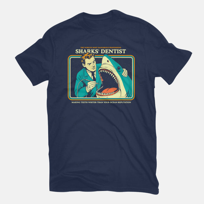 Sharks Dentist-Mens-Heavyweight-Tee-Eoli Studio