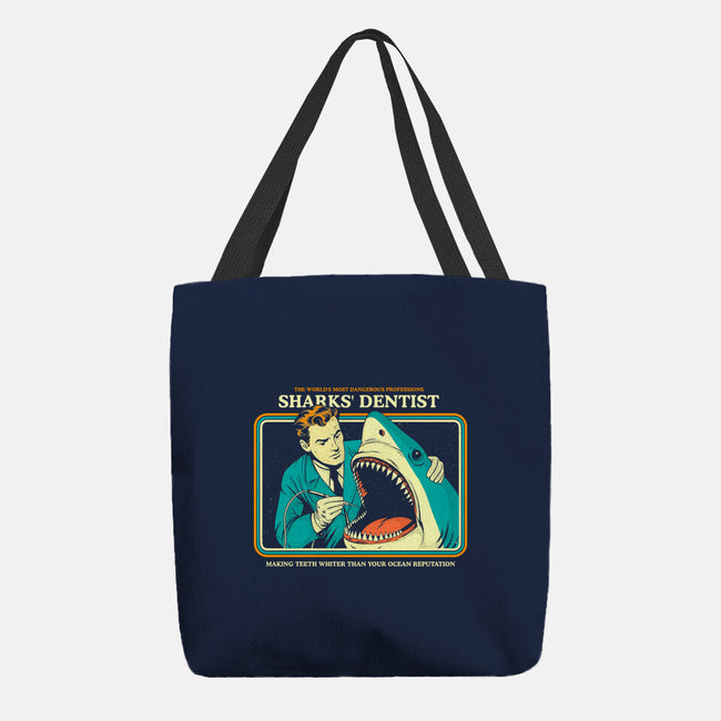 Sharks Dentist-None-Basic Tote-Bag-Eoli Studio