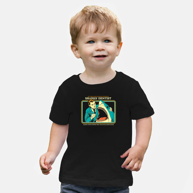 Sharks Dentist-Baby-Basic-Tee-Eoli Studio