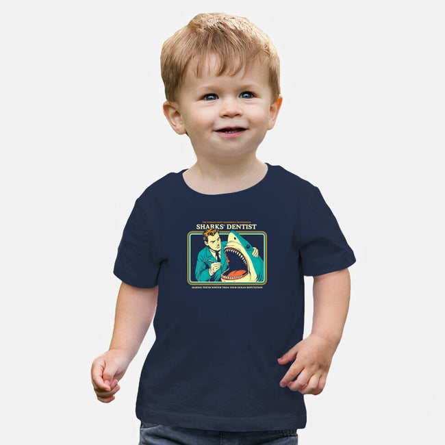 Sharks Dentist-Baby-Basic-Tee-Eoli Studio
