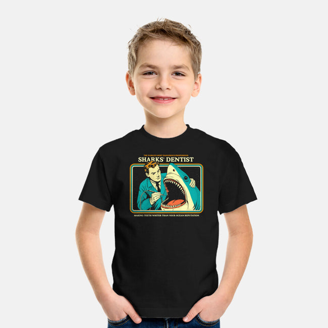 Sharks Dentist-Youth-Basic-Tee-Eoli Studio