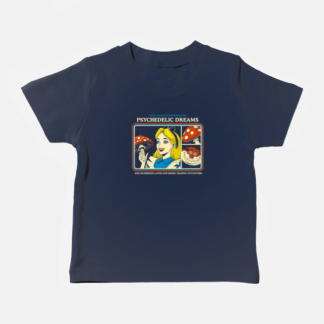 Psychedelic Dreams-Baby-Basic-Tee-Eoli Studio
