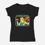 Psychedelic Dreams-Womens-V-Neck-Tee-Eoli Studio