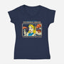 Psychedelic Dreams-Womens-V-Neck-Tee-Eoli Studio