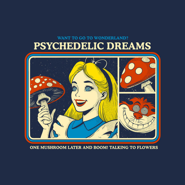 Psychedelic Dreams-Womens-Fitted-Tee-Eoli Studio