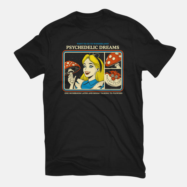 Psychedelic Dreams-Womens-Fitted-Tee-Eoli Studio