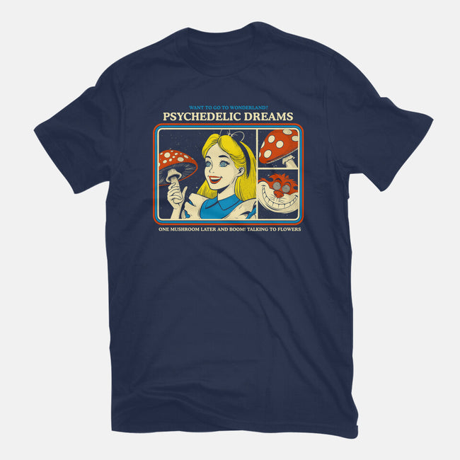Psychedelic Dreams-Womens-Fitted-Tee-Eoli Studio