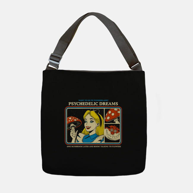 Psychedelic Dreams-None-Adjustable Tote-Bag-Eoli Studio