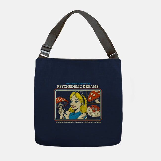 Psychedelic Dreams-None-Adjustable Tote-Bag-Eoli Studio